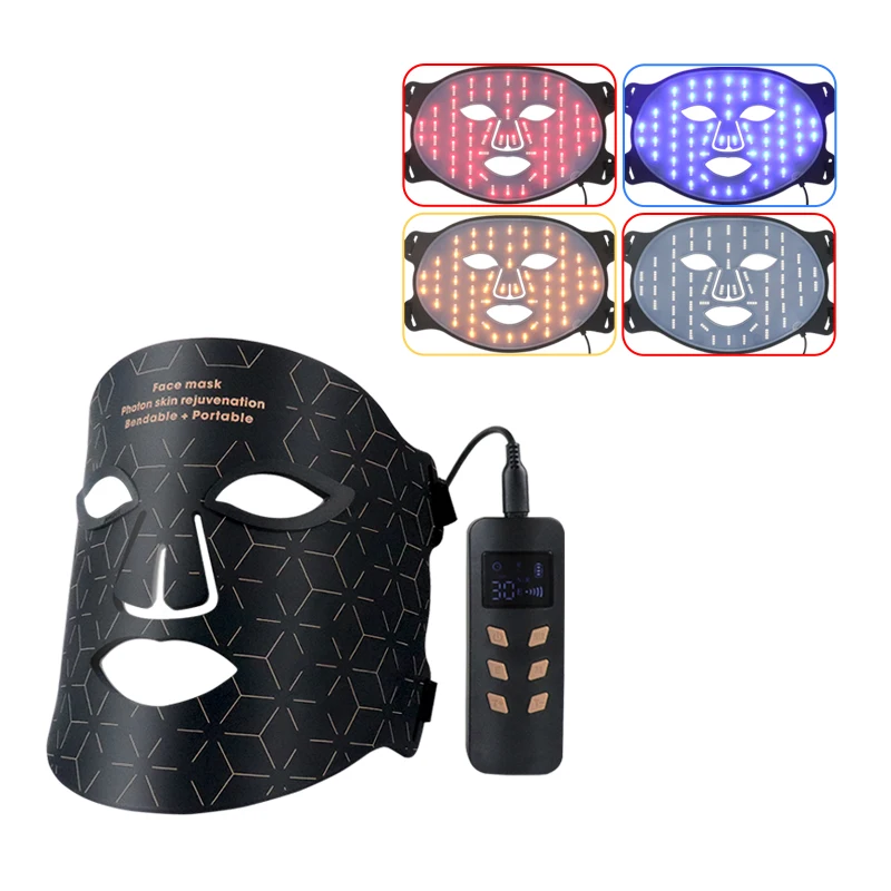 Wholesale Led Beauty face Mask Infrared Facial Beauty Silicone Led Face Mask