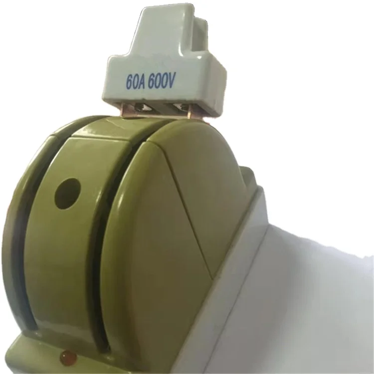 factory direct sales double throw double pole 60A porcelain green knife switch Southeast Asia switch thailand switch