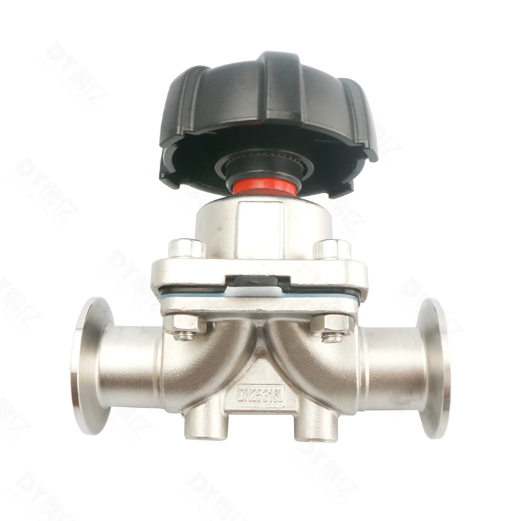 SS316L мембранные клапаны triclamp заканчивается