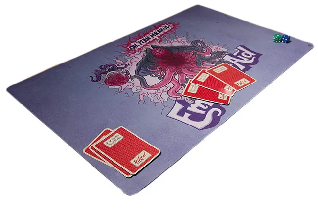 Custom Printing Card Play Mat, Neoprene Board Game Mat For Promotion