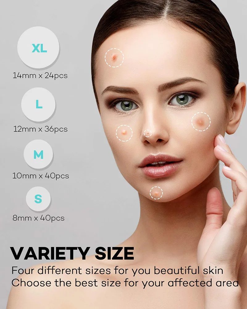 Private Label Face Zit Patch Acne Dots Hydrocolloid Invisible Acne Patch Pimple Patch