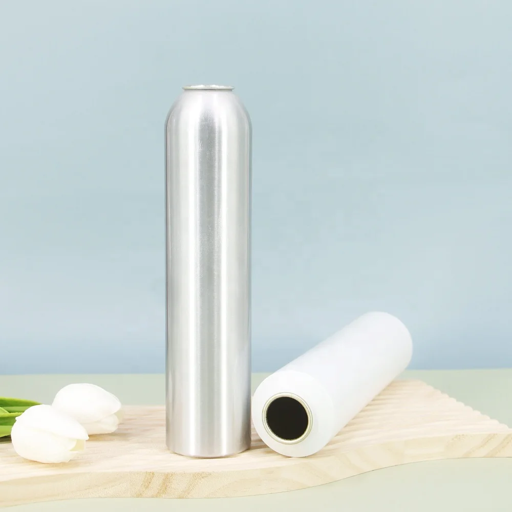 Wholesale Refillable Compressed Air Empty Metal Can Aluminum Oxygen Aerosol Spray Bottle
