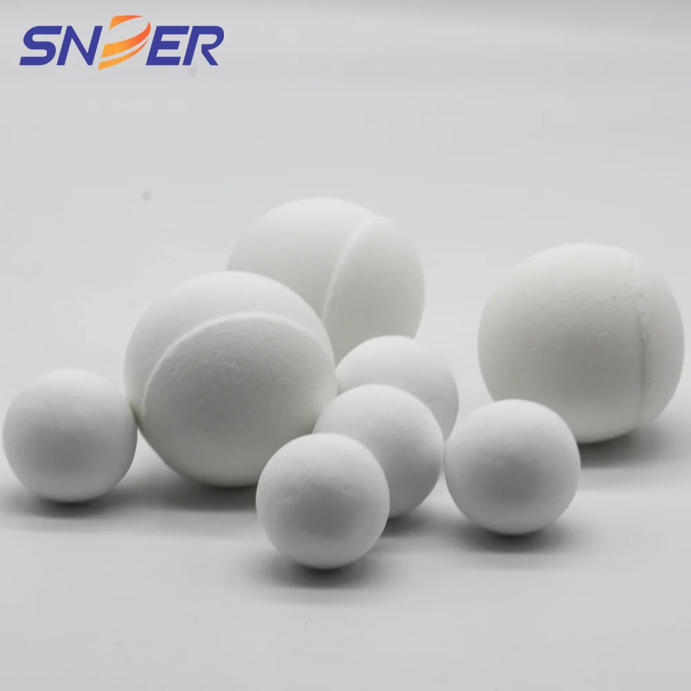 chemical industry inert support media porcelain balls 3-50mm 99% high alumina ceramic ball