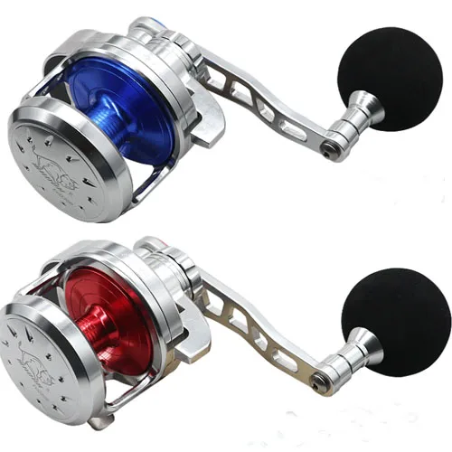 Stock Aluminum Frame Saltwater  slow Jigging Reel  Heavy Duty Sea trolling Reel