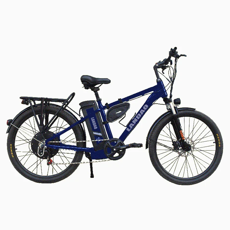 Электрический велосипед задний привод двигателя e ebike/двойной аккумулятор фаст-фуд пицца e-велосипед/полная шина грузовой для доставки