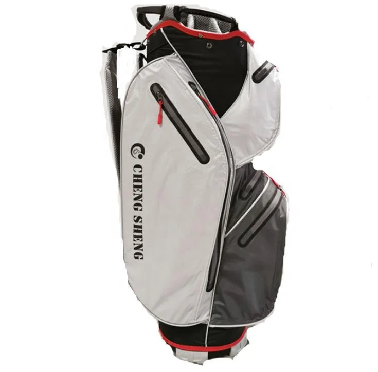 14 Way  Divider TPU Tarpaulin Waterproof  Golf Cart Bag with Custom Logo