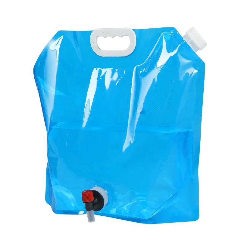 10L 15L 20L Premium Portable Collapsible Water Container With Spigot, BPA Free Water Storage Jug Foldable Water Tank For Camping