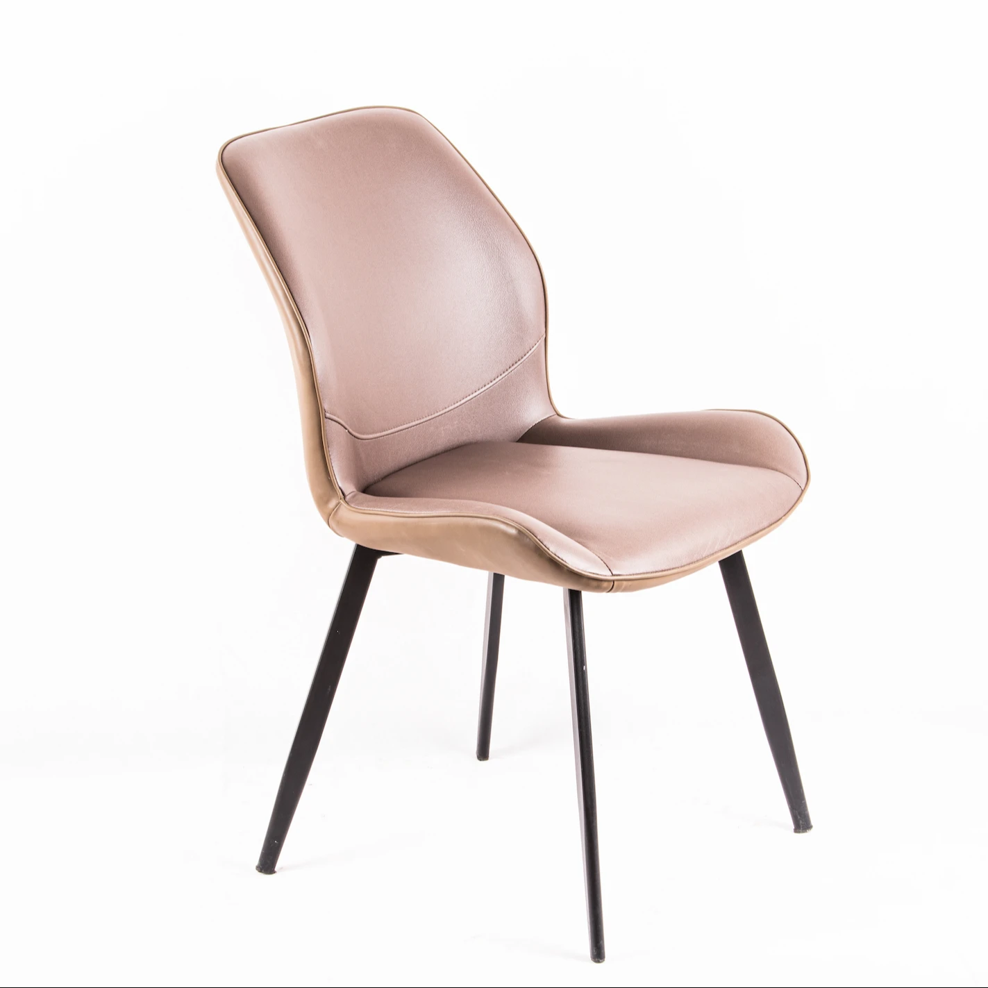 Nordic luxury vintage restaurant home kitchen dinning table chairs upholstery soft artificial leather dining chair