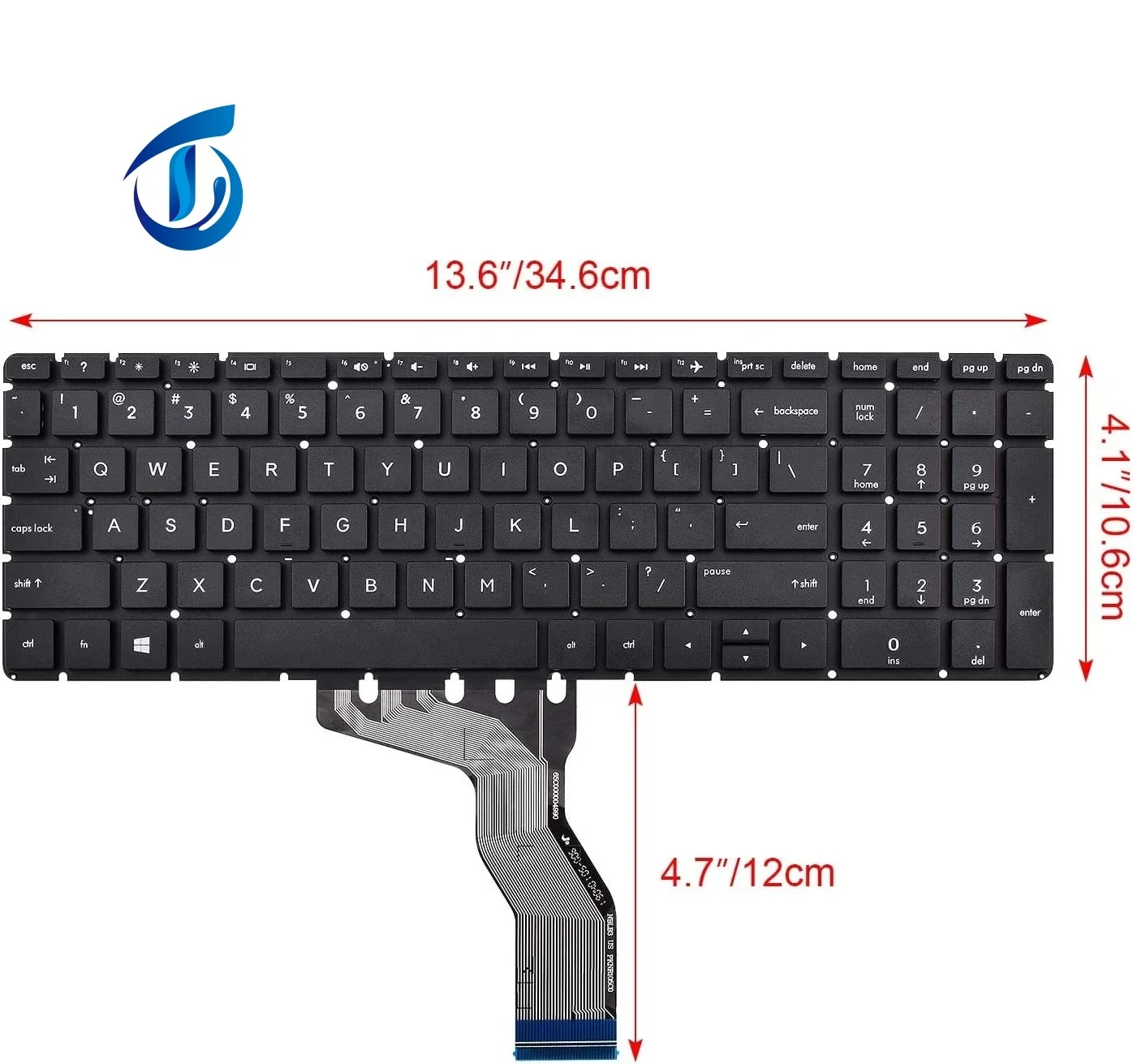 Sell all models keyboard for laptop for HP Pavilion 15-bs, 15-bw, 17-bs, 250 G6, 255 G6, 258 G6 US UK IT SP layout keyboard