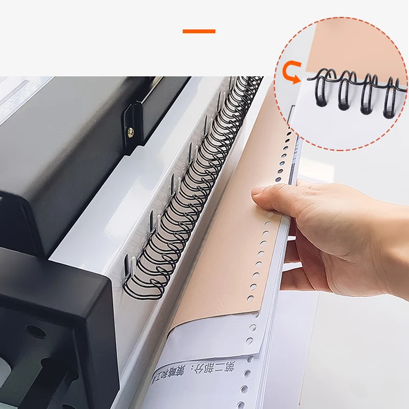 Minimum Order Quantity Manual Double Loop Perfect Binding Machine Price Binding Machine Wire