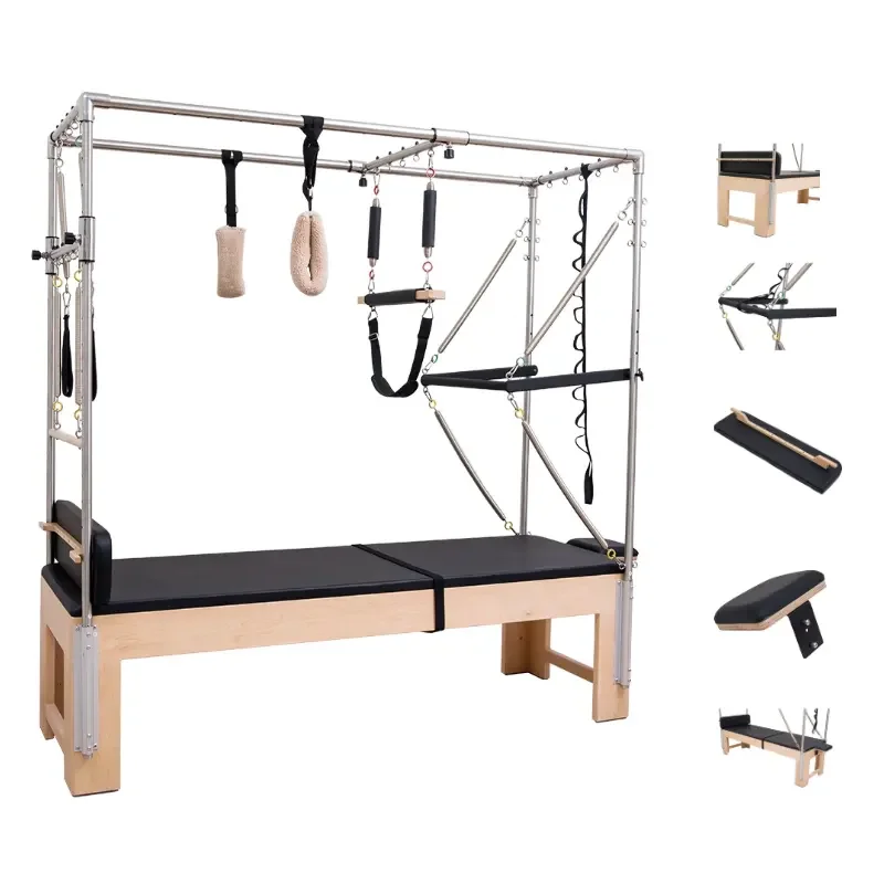 Factory Supply Reformers Pilates Reformer Machine Wooden Cadillac Reformer Fitness Pilates