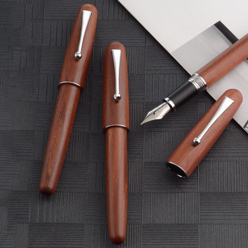 XIER Luxuriating wooden fountain pen 2022 novel design high-end gift pen custom logo business office gift