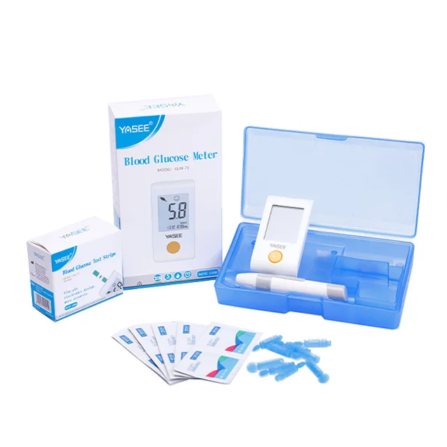 glucose flow meter glucometro con tiras y lanzetas glucose test meter