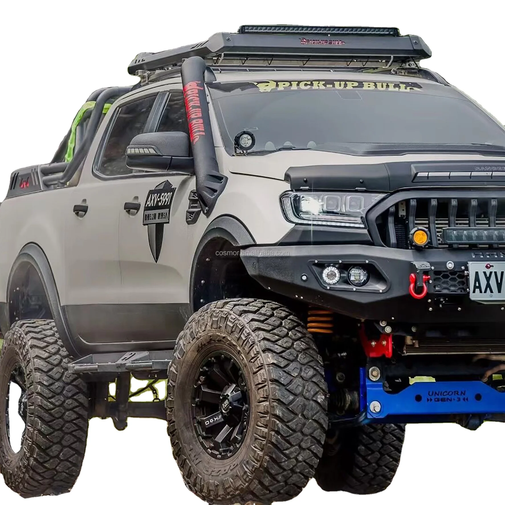 FRONTbull bar steel  BUMPER for Ford Ranger, Hilux, NP300 Dmax Triton pickup truck