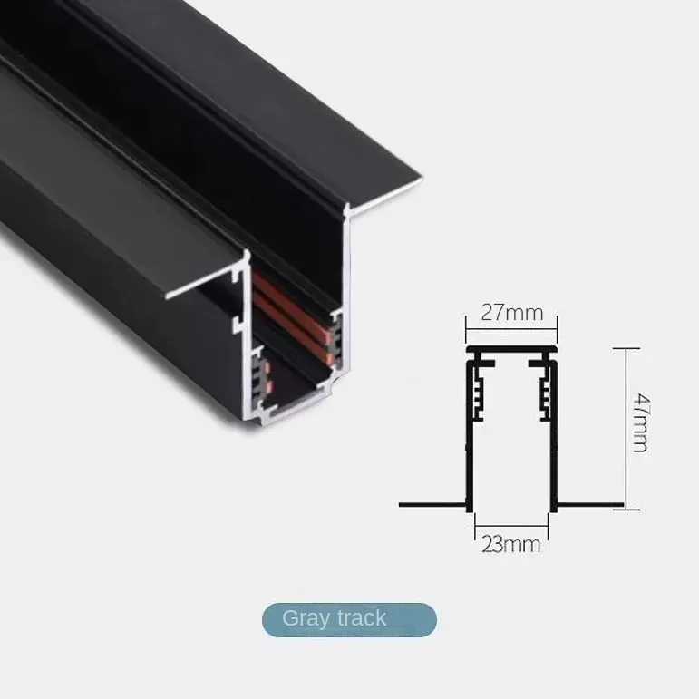 Indoor Lighting Ceiling Embedded Led Adjustable Track Rail Cob Led Track Lighting Magnetic Magnetic Track Light