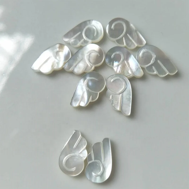 Оптовая продажа, Перламутровые Бусины с крыльями ангела для изготовления ювелирных изделий