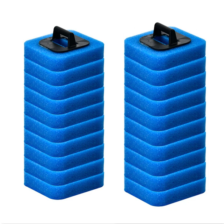 Newly Replaceable Refill Heads Disposable Toilet Cleaning Brush For Bathroom Sponge head Toilet brush with base