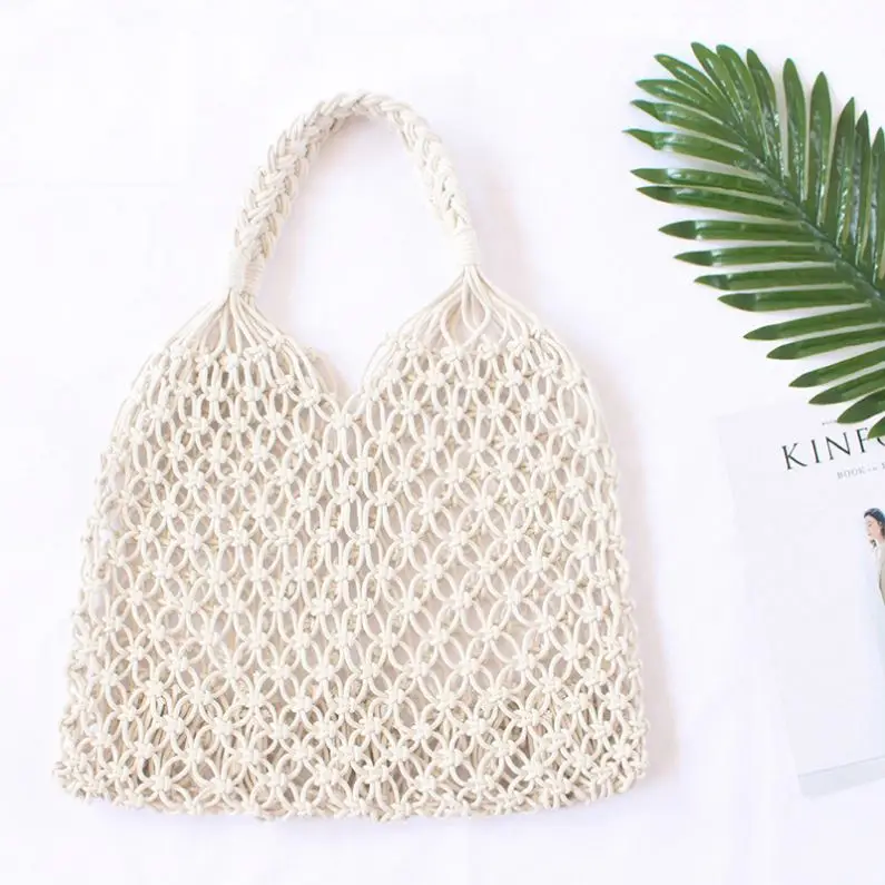 trendy fashion handbags natural women hand bags grass and straw beach bag with round handle