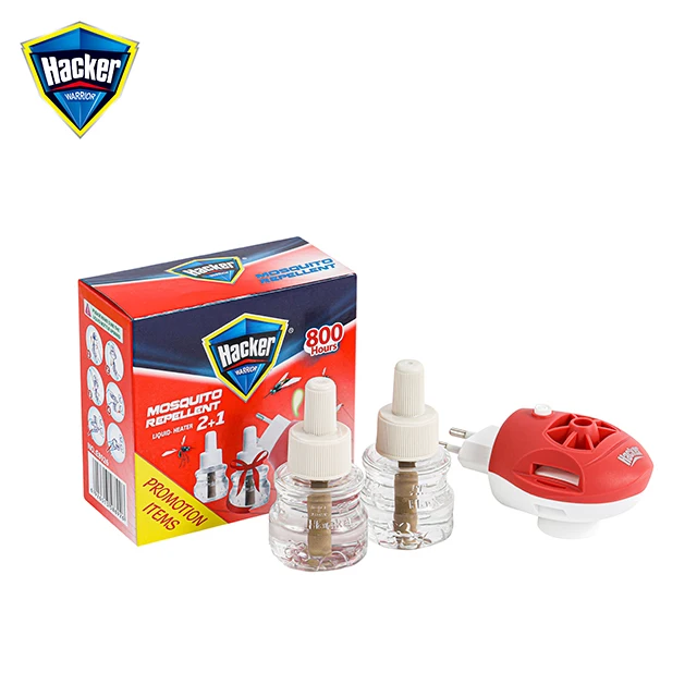 Hacker brand Electric Mosquito Repellent Liquid Vaporizer Electric Mosquito mat Heater High-effective mosquito repellent set