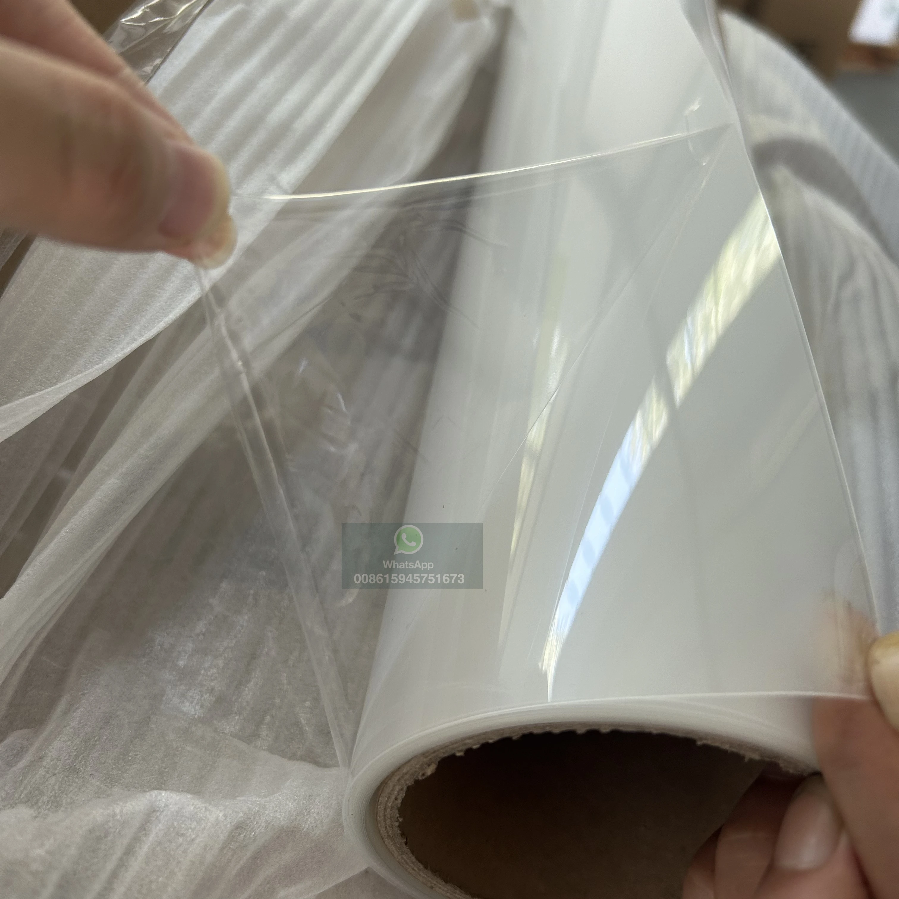 Wedding Photo Album Vinyl 3D Transparent Plastic Laminating Film for Paper Laminating in Roll
