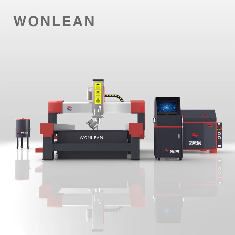 WONLEAN water jet cutting machine ceramic cnc 5 axis waterjet cutter
