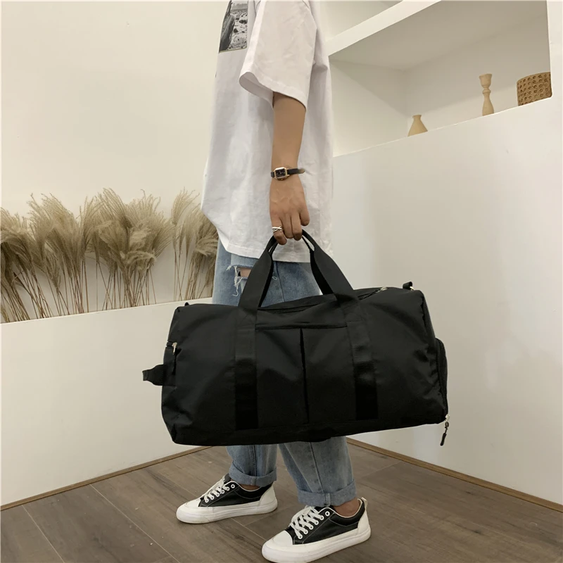 Дизайнерская спортивная сумка SSC с логотипом на заказ, розовая роскошная женская прозрачная спортивная сумка для путешествий и занятий спортом