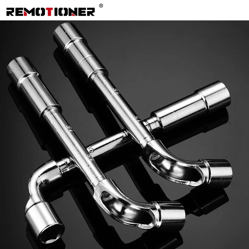 Wholesale 6-24mm L Type Double Ends Hex Socket Pierced Elbow Offset Wheel Nut Sockets Wrench