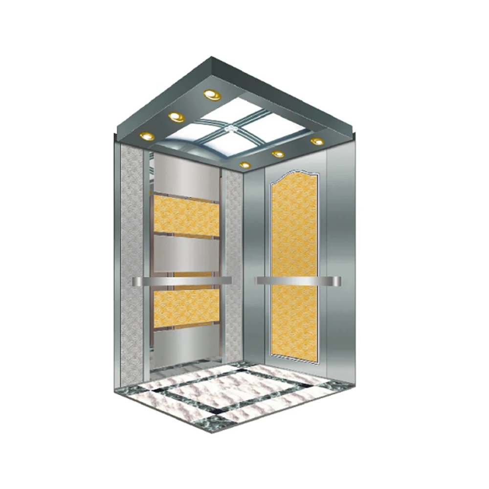 New Panoramic Glass Cabin Lifter Elevator AC Drive Type for Passenger Elevator for Sightseeing Applications CE Certified