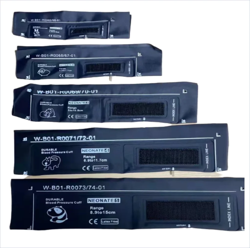 factory offer single hose disposable neonatal veterinary NIBP cuff vet use blood pressure cuff