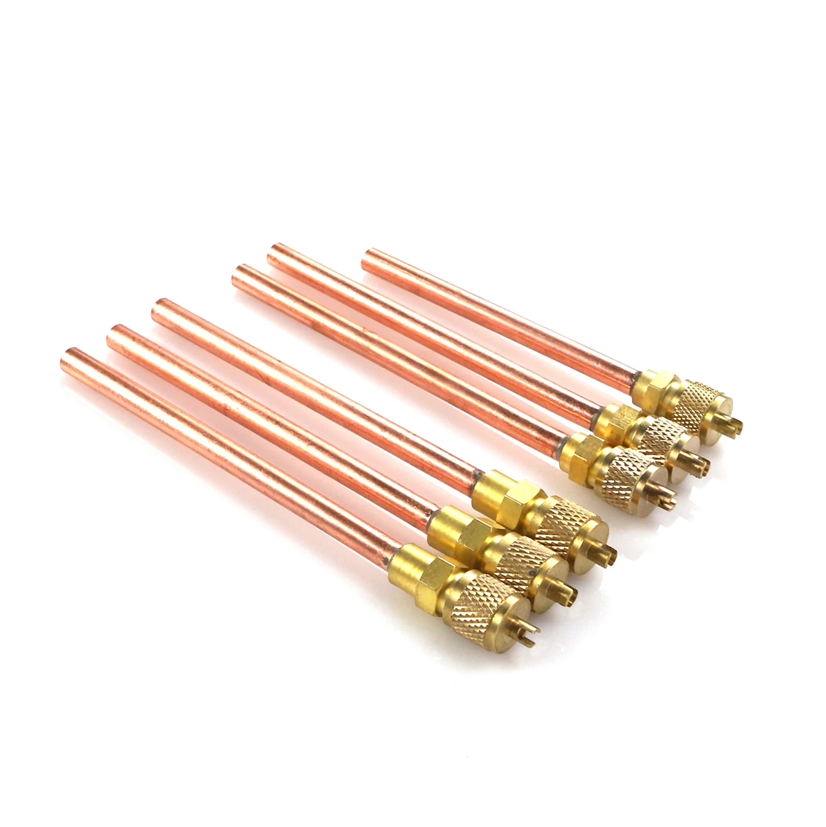 Access valve refrigeration parts copper access valve manufacture 1/4 inch