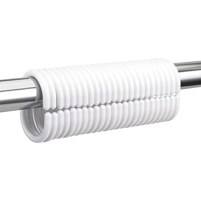 Производитель, белая пластиковая C-образная вешалка для душа в ванную комнату, C-образные занавески для душа, крючки