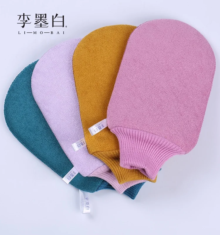Remove Dead Skin Bath Body Scrub Mitts Deep Exfoliation Glove Skin Exfoliator Mitt Exfoliating Body Cleansing Gloves