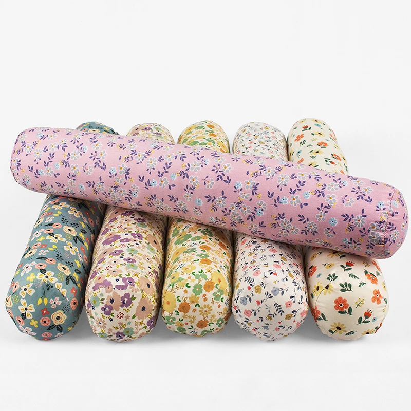 Wholesale Foam Pillow Memorial Cervical Neck Roll Pillow Cylinder Round Cushion Support Bamboo Pillow