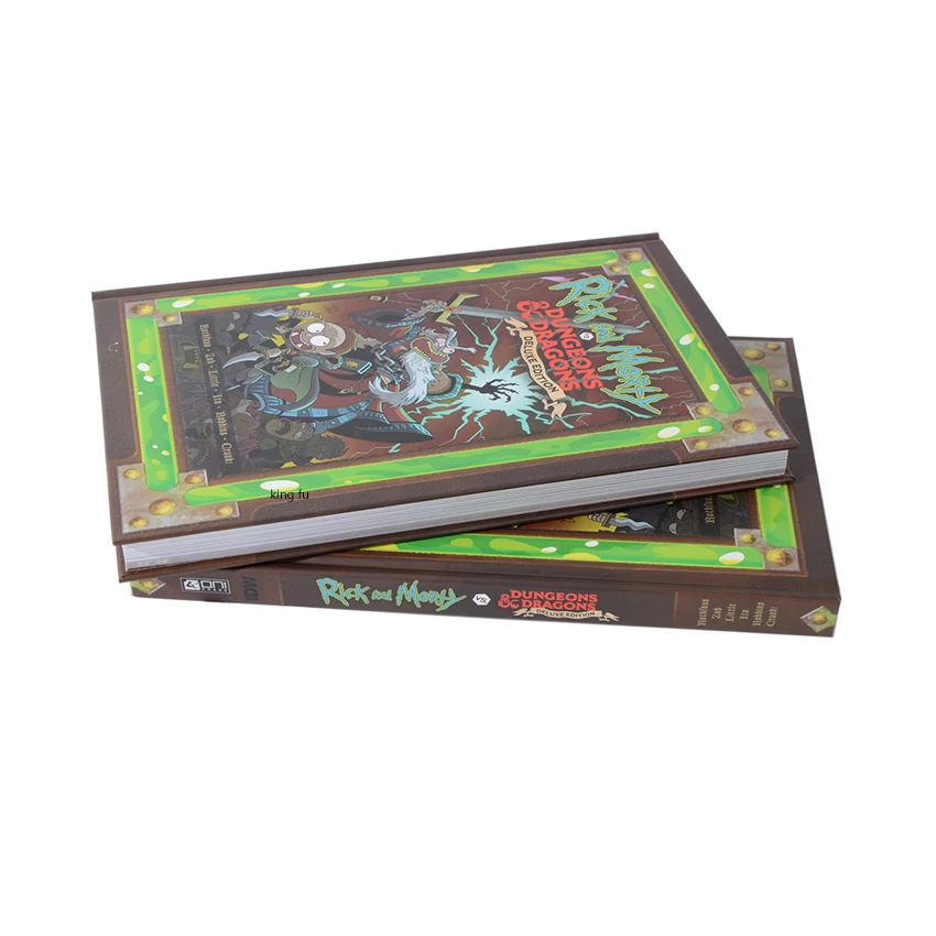 Индивидуальная Высококачественная Волшебная Книга в твердой обложке офсетная печать бумага и картон твердая обложка King Fu Манга