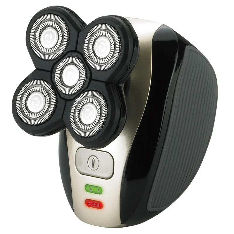 2021 Amazon Hot Sale 5 in 1 Shaving Machine USB Groomer Waterproof Rotary Razor Beard Nose Hair Trimmer Electric Shaver for Men