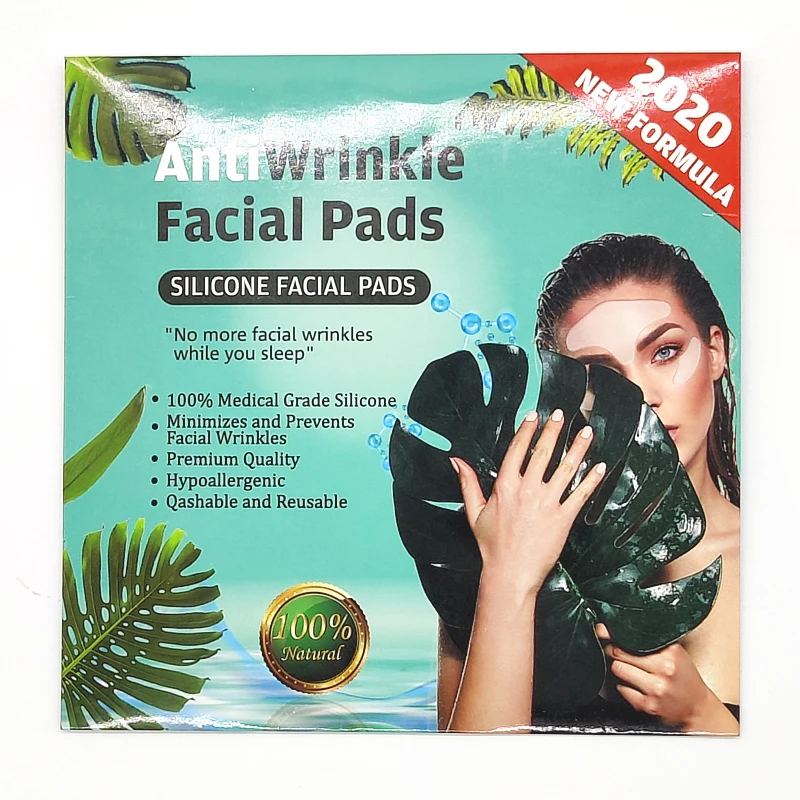 Многоразовые силиконовые патчи против морщин для лица, патчи для удаления морщин из смузи