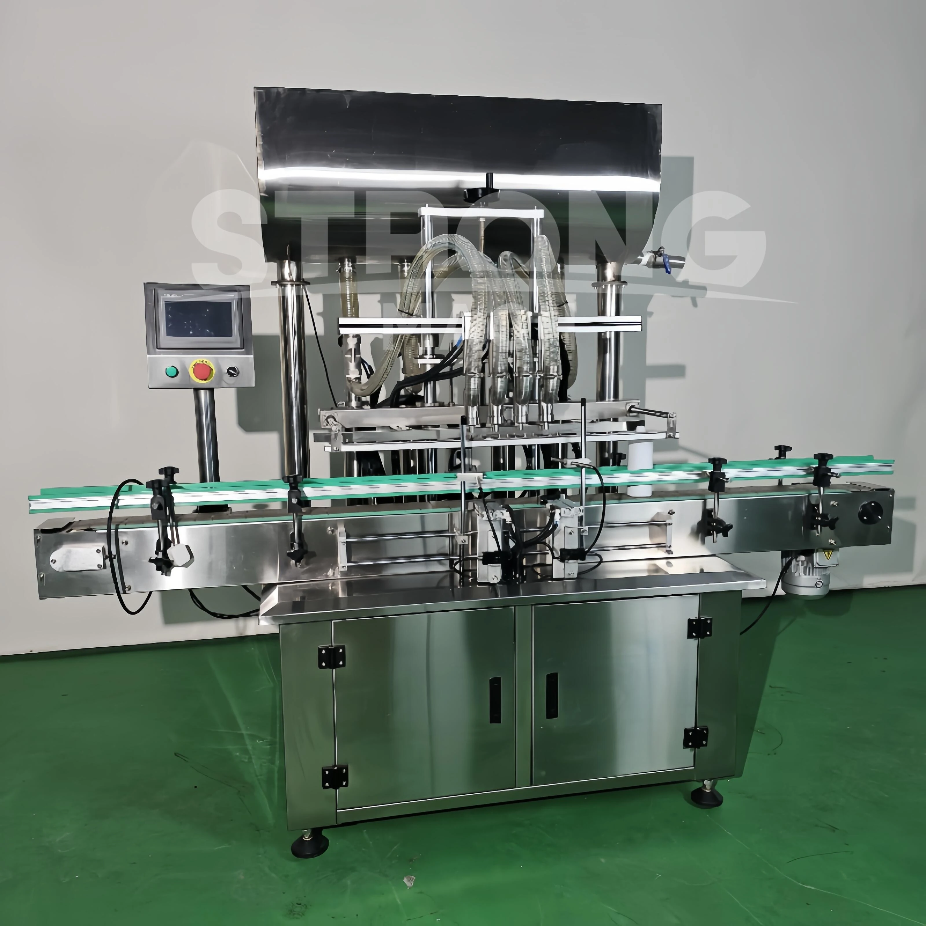 5-5000ml 2/4/6/8/10 Head Paste Honey Sauce Cosmetic Cream Alcohol Shampoo Oil Servo Filling Machine