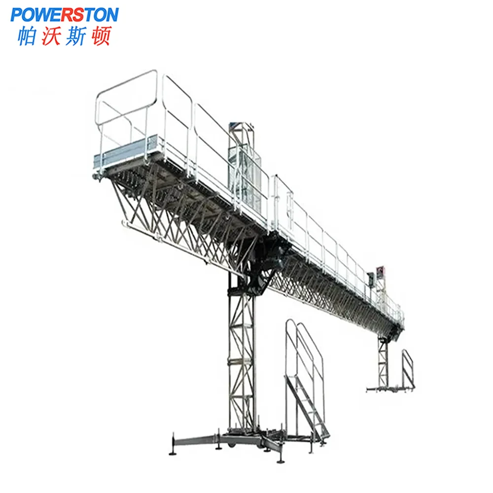 Hot Sale Aluminum Alloy Single Dual Lift Table Mobile Easy Operation Mast Climbing Work Platform