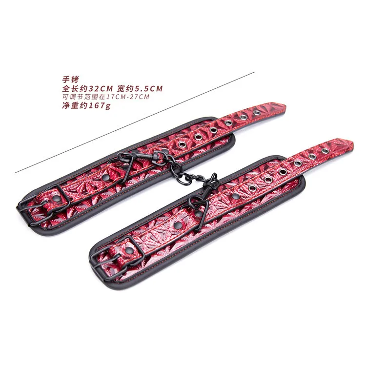 sexy bdsm toy wholesale leather handcuffs sex toys for couples hand cuffs chinese bondage slave handcuff foot cuff