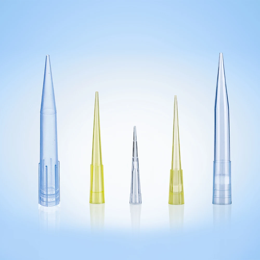 Laboratory Pipette Filter Tips Plastic 10UL Pipette Tip Box Packing