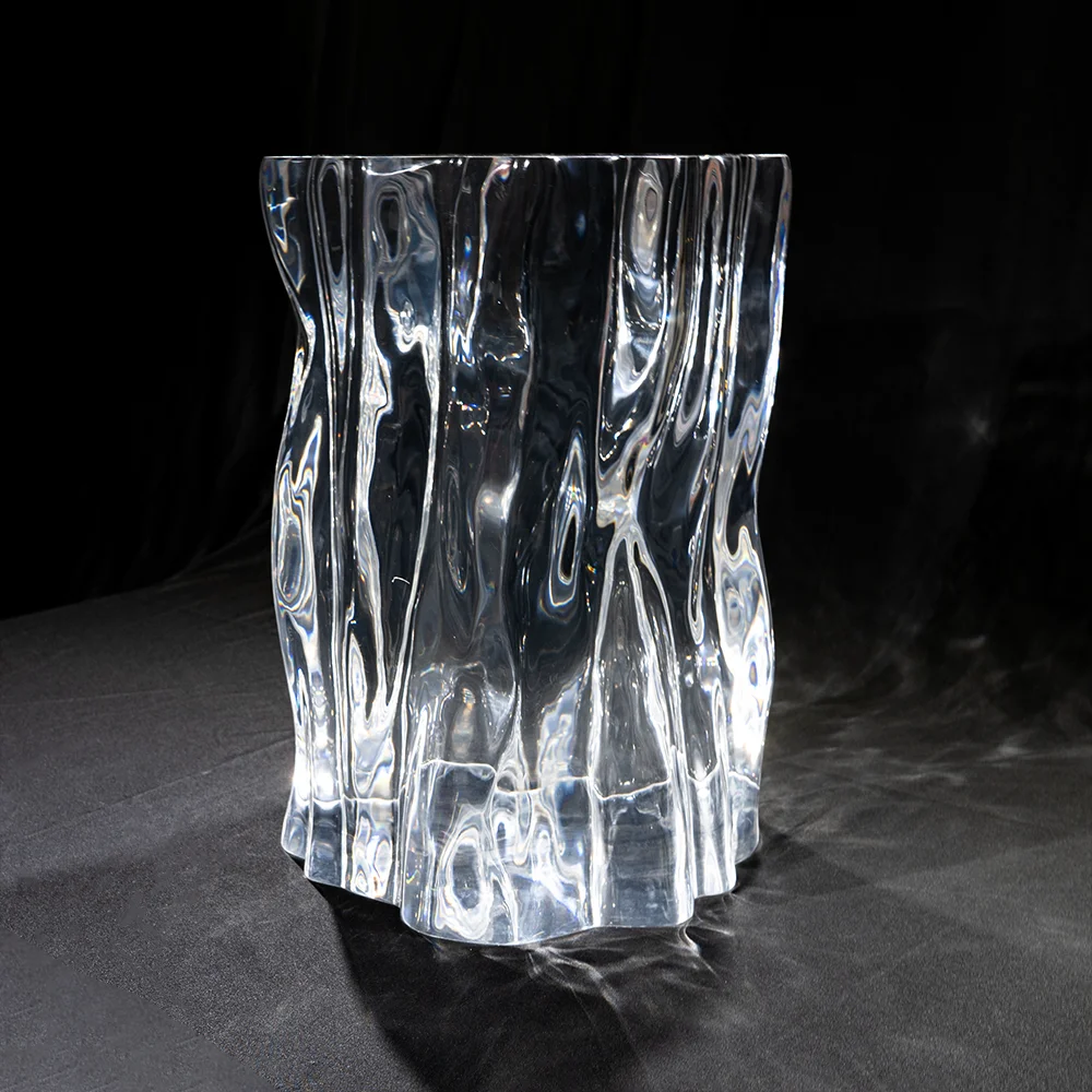 transparent resin art furniture Modern luxury home decor Acrylic transparent art sculpture furniture Living room Acrylic table