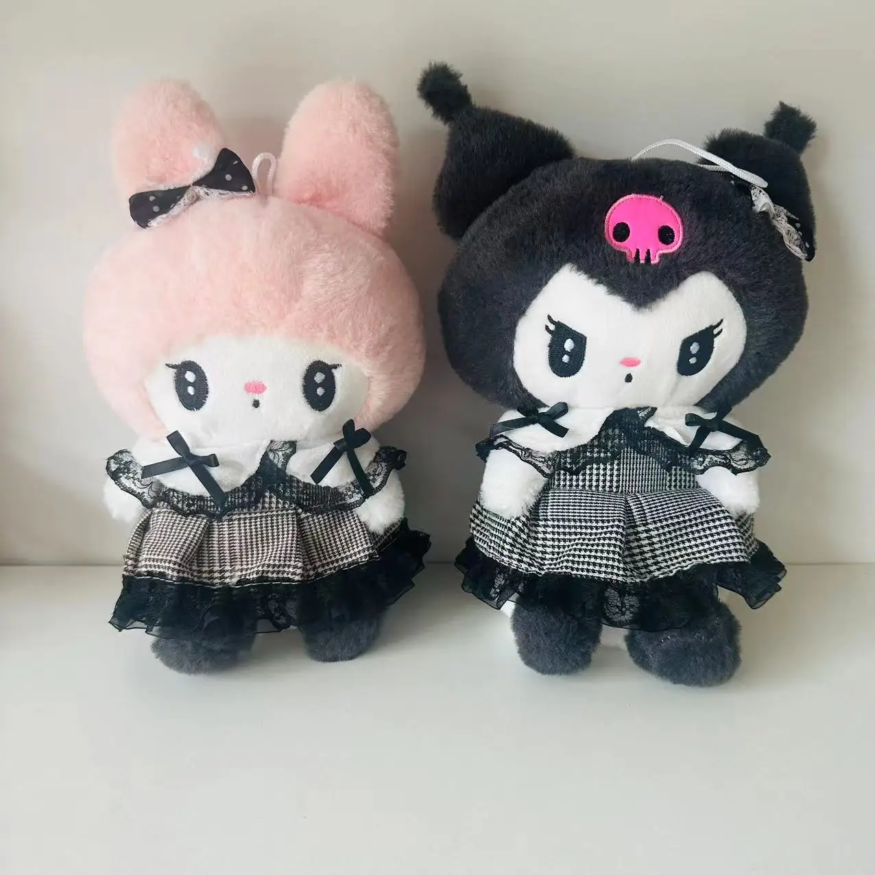 Allogogo Kuromi Melody Plush Dolls New Cartoon Anime Soft Stuffed Toys Sanrioed Figure Cartoon Plush For Girl