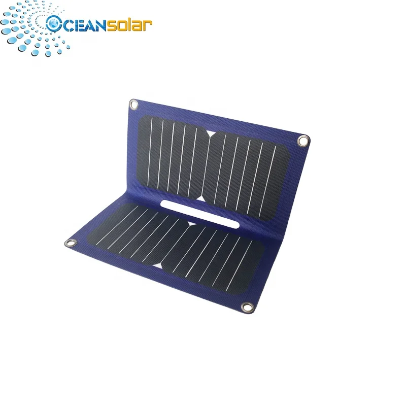 
Waterproof High Efficiency Sunpower Folding Solar Charger 15W 14W 5V 