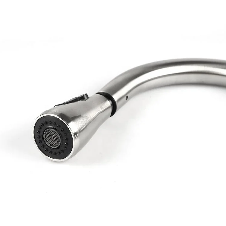 Высококачественный смеситель из нержавеющей стали с одной ручкой для горячей и холодной воды, смеситель для ванной и кухни