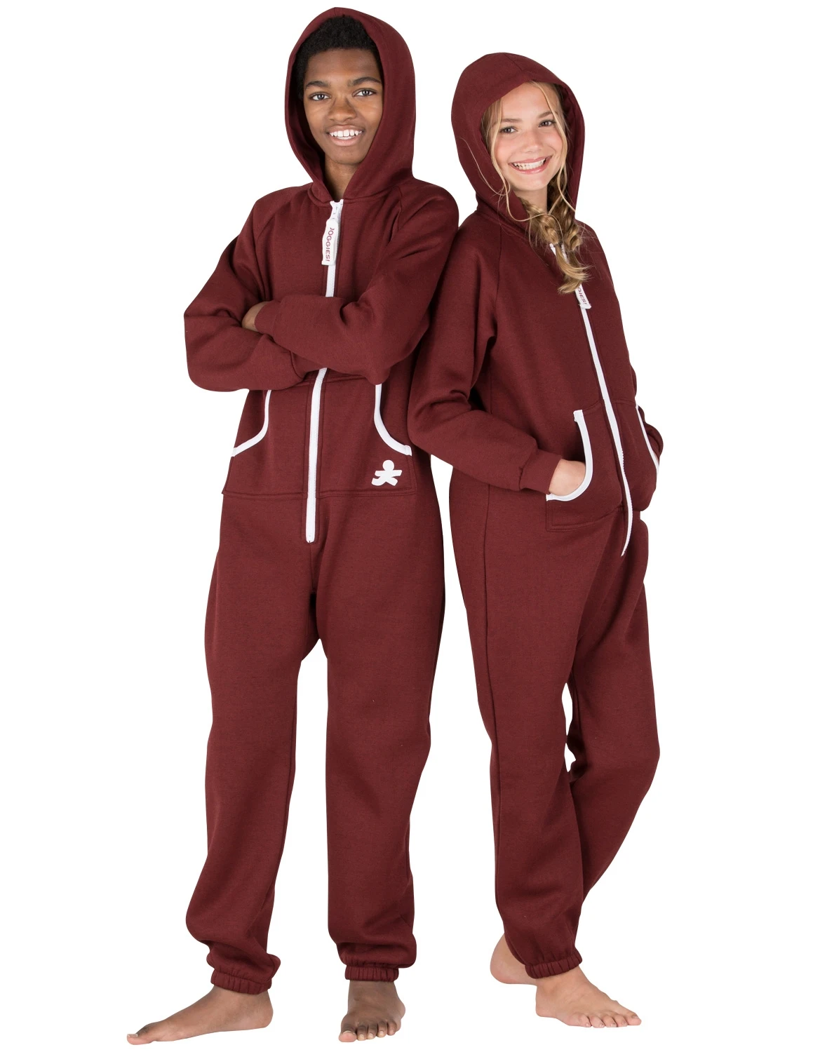 Matching Family Pajamas in French Terry Fabric Casual Dresses Jumpsuit Onesie For Spring Winter