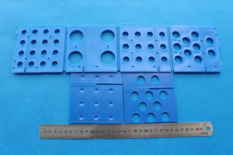 Multi size self assembly Detachable 4-Way Cube test tube rack for lab