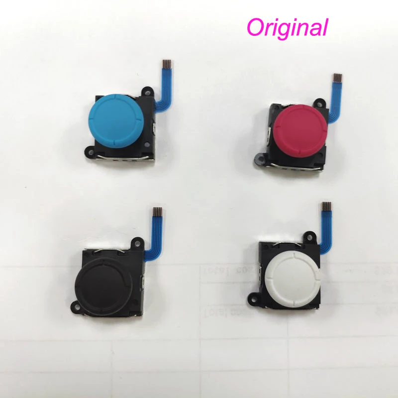 500PCS Black/White/Blue/Red Replacement 3D Analog Joystick Thumb Stick Joystick Sensor Module For Nintend Switch NS Controller