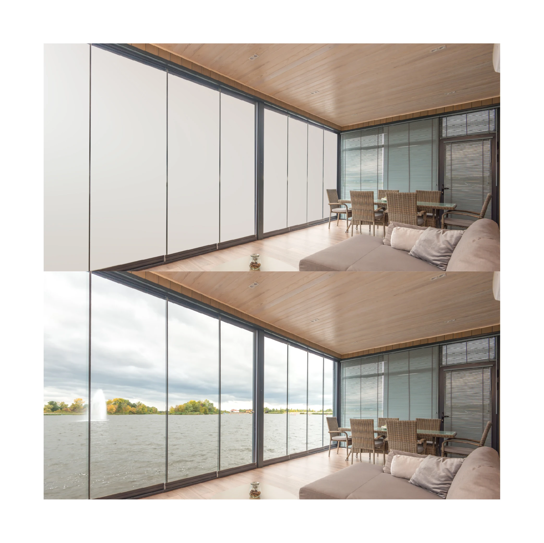 smart film Pdlc film  privacy protection electronic glass window tint