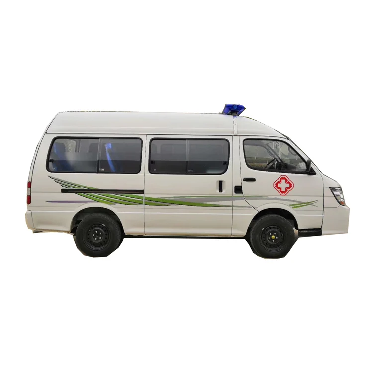 China Goldcup Brand Ambulance  First Aid Emergency ICU 5 speed 4 wheels Diesel Engine Ambulance Vehicle for Sale