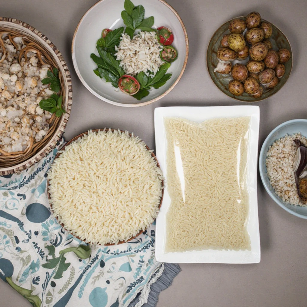 Ketoslim Mo Food Dried Dry Rice Wholesale Gluten Free Fibre Flavored Curry Cheese Instant Rice Konjac Shirataki Rice